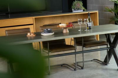 dudley-x-frame-dining-table-zinc-top-lifestyle
